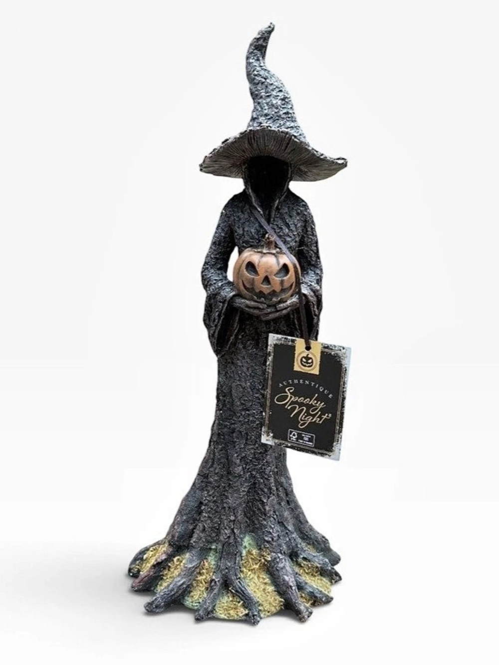 TikTok viral Halloween witch tree with moss Spooky Nights Halloween Witch decor